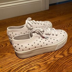 Superga Star-Studded Platform Sneakers